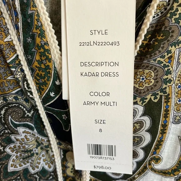 NWT Veronica Beard Kadar Dress Size 8 - Picture 4 of 5